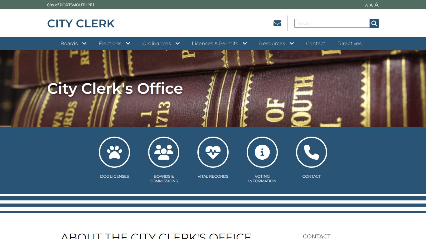 City Clerk's Office | City of Portsmouth
